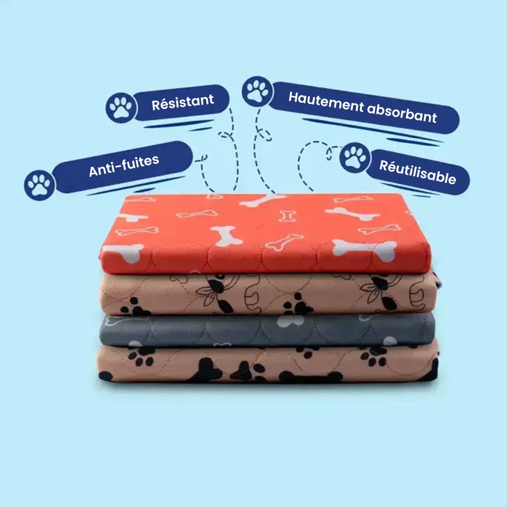 SmartPet - Tapis hygiénique absorbant et lavable pour chiens et chiots
